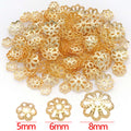 Openwork Metal Bead Caps in Three Diameters Jewelry Findings view 7