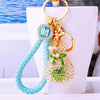 Green Heart-Pouch Sky-Blue-Fortune-Strap