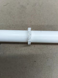 Silver Tone Thin Stacking Ring Bow Flower Lace 4 Styles view 6