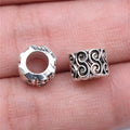 9x9x7mm 1.6g Zinc Alloy Large Hole Loose Metal Beads for Bracelet Necklace Jewelry Making