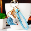 Blue Braided-Blue Crystal-Rabbit