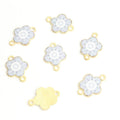 Patterned Mandala Flower Charm Jewelry Components For DIY Earrings And Bracelets Charms view 2