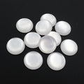 Black and White Oval Resin Cabochons in Five Size Options view 3