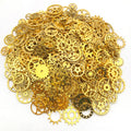 Matte Gold-Tone Gear Metal Charms with 4 Listed Options view 8