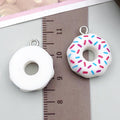 Resin 3D Milk Bottle Ice Cream charm pendants with eye loop for DIY necklaces keychains