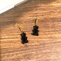 Gold Tone Gummy Bear Hook Earrings in Eleven Colors view 6