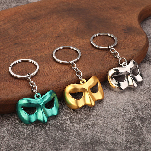 Green Lantern Movie Mask Zinc Alloy Keychain Bag Charm