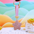 Bubble Crystal Striped Star Keychains in Four Colors plus Assorted Option view 4
