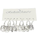 Western Horseshoe Hat Boot and Star Earring Set with Metal Charm Hardware view 5
