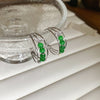 Green Earrings