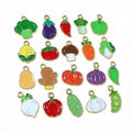 Colorful Enamel Vegetable Charms in Forty Two Small Designs view 4