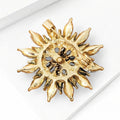 Marquise Crystal Snowflake Metal Brooch in Four Colors view 3