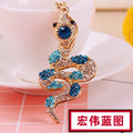 Mixed Jeweled Snake Keychains in Multiple Body and Attachment Styles view 6