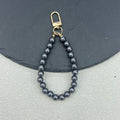 8mm Pearl Bead Wristlet Strap with Gold-Tone Swivel Clasp view 4