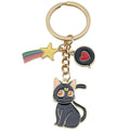 Cat Charm Keychains Featuring White Cat Across 35 Pictured Variations view 6