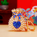 Jeweled Fortune Pouch Keychain Collection in Sixty-Seven Options view 12