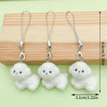 Dog Charm Keychains in 18 Pictured Variations for Bags and Keys view 8