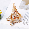 Crystal Eiffel Tower Keychains in Plain and Braided Loop Options view 6