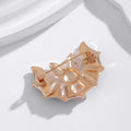 Black Gold Tone Bat Enamel Metal Brooch Pin for Jackets and Lapels view 3
