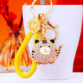 Crystal Baby Tiger Keychains with Matching Fortune Cord Sets view 11