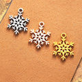 Cutout Snowflake Metal Pendant Charm For Jewelry Making view 1