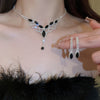Black Teardrop Set