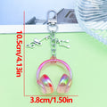 Headphone Charm Keychains in 25 Pictured Variations for Bags and Keys view 5