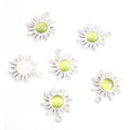 Colorful Cabochon Sunflower Jewelry Components For DIY Earrings And Bracelets Charms view 10