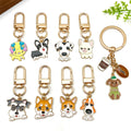 Dog Charm Keychains Featuring Yellow Dog Across 13 Pictured Variations view 4