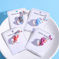 Colorful Sitting Fox Enamel Brooch in Four Variations view 3