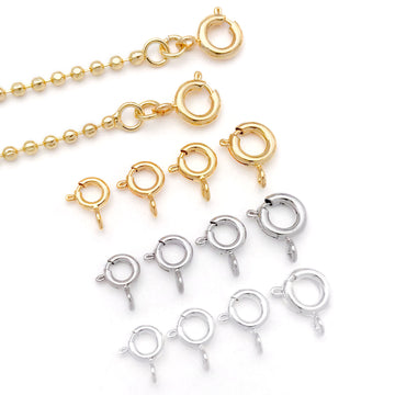 Round Spring Clasps in Four Graduated Sizes Jewelry Findings