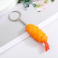 Realistic Food and Seafood Split Ring Keychains in Five Designs view 2