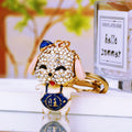Jeweled Poodle and Dog Keychain Collection With Strap Options view 10