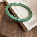 Slim Round Resin Closed Bangle Bracelet In Eight Colors view 7
