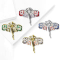 Winged Dancer Brooch in Four Enamel and Crystal Palettes view 2