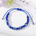 Braided Cord Multicolor Evil Eye Bead Adjustable Bracelets view 7