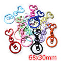 Colorful Heart, Bow, Cat and Fruit Lobster Clasps in Five Styles view 9