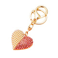 Double Sided Pearl and Crystal Heart Keychains in Five Colors plus Assorted view 5