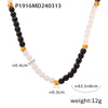 Black White Beads