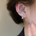 Cross Star And Chain Ear Cuffs In Fourteen Mixed Metal Styles view 11