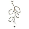 Antique Zinc Alloy Leaf Shape Charm Pendant for DIY Earrings Necklace Bracelet Making