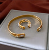 Gold Cuff Set