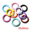Mixed Color Wrapped Split Ring Components in Six Shapes view 7