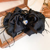 Black Feather Bow