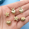Metallic Star and Heart Metal Beads with 3 Listed Options view 4