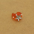 Clear Acrylic Starfish and Faux Pearl Wide Rings in Three Colors view 4