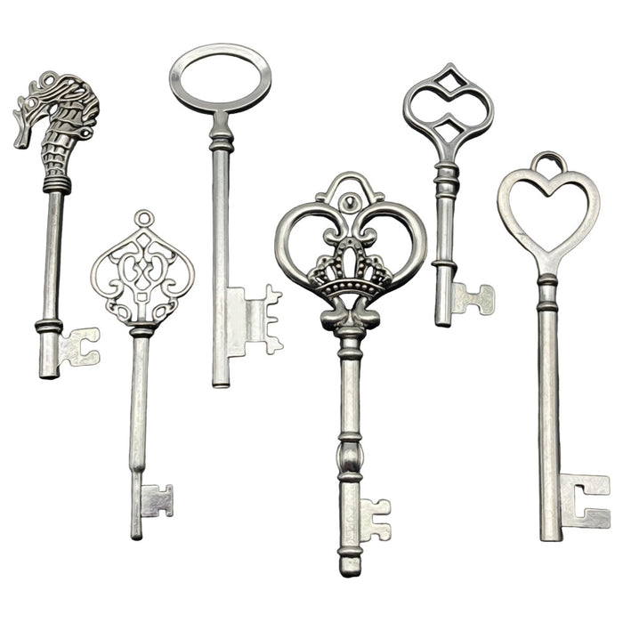 Antique Silver Heart Metal Charms with 9 Listed Options