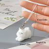 Lying White Cat