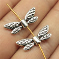 22x8mm 1.1g Multicolor Zinc Alloy Butterfly Wing Beads for DIY Jewelry Making