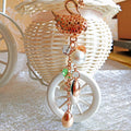 Pearl Drop Swan Keychain with Unlisted Swan Constructions in Main Images view 3